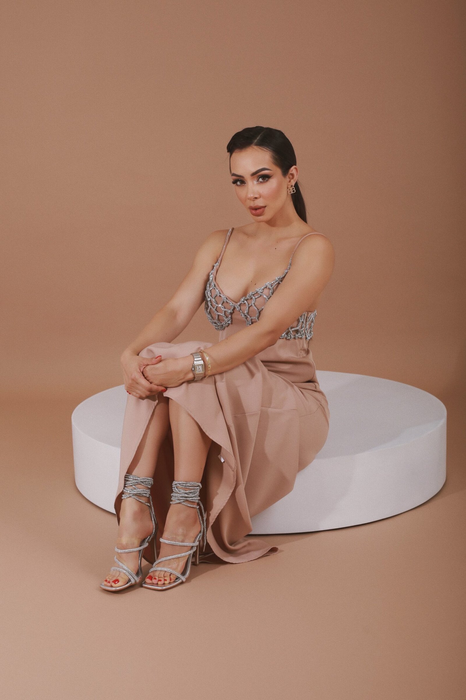 ZAPATILLA PLATA TIRAS BRILLOS - Image 2