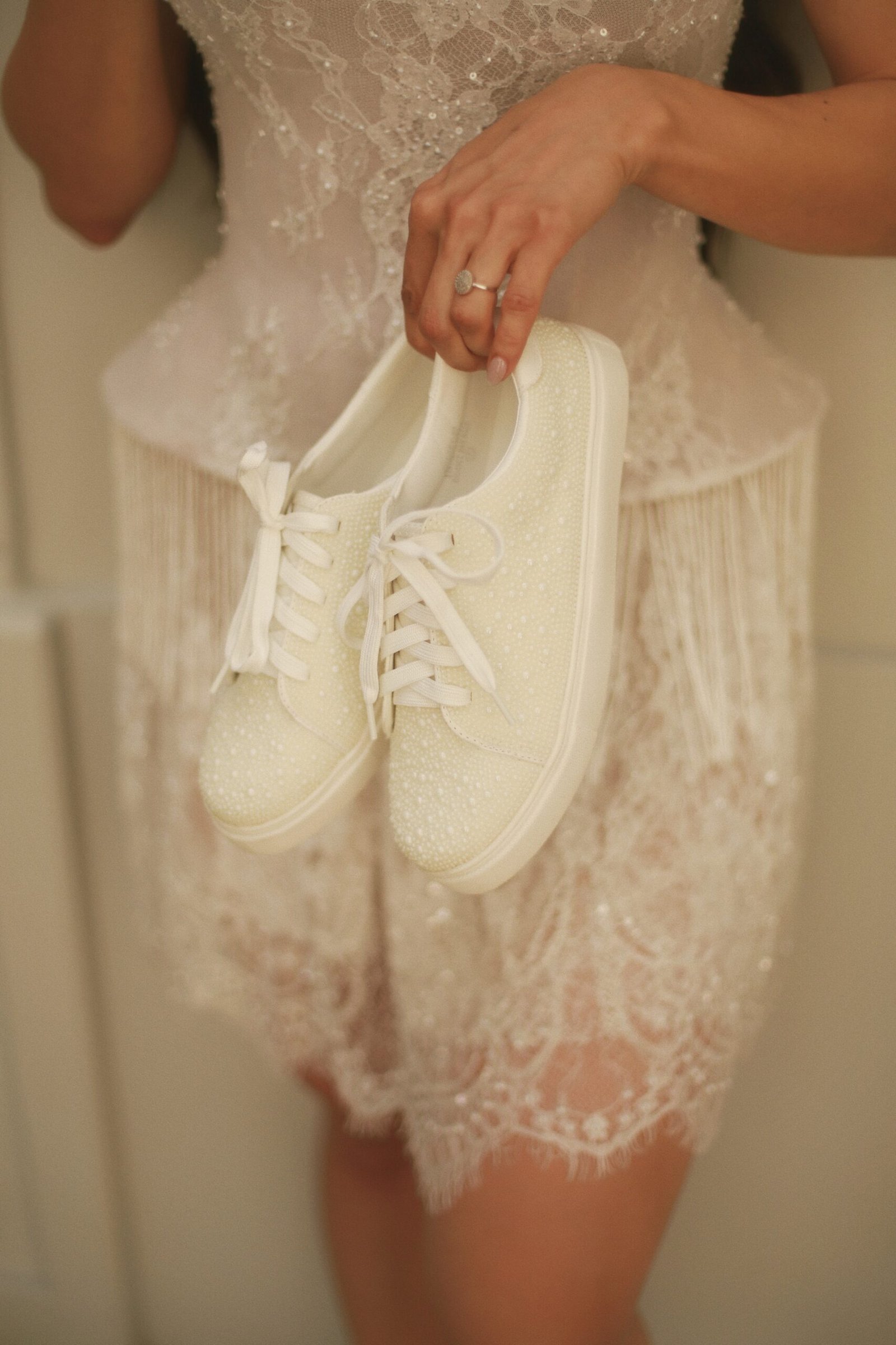 TENIS DE NOVIA BLANCO PERLAS