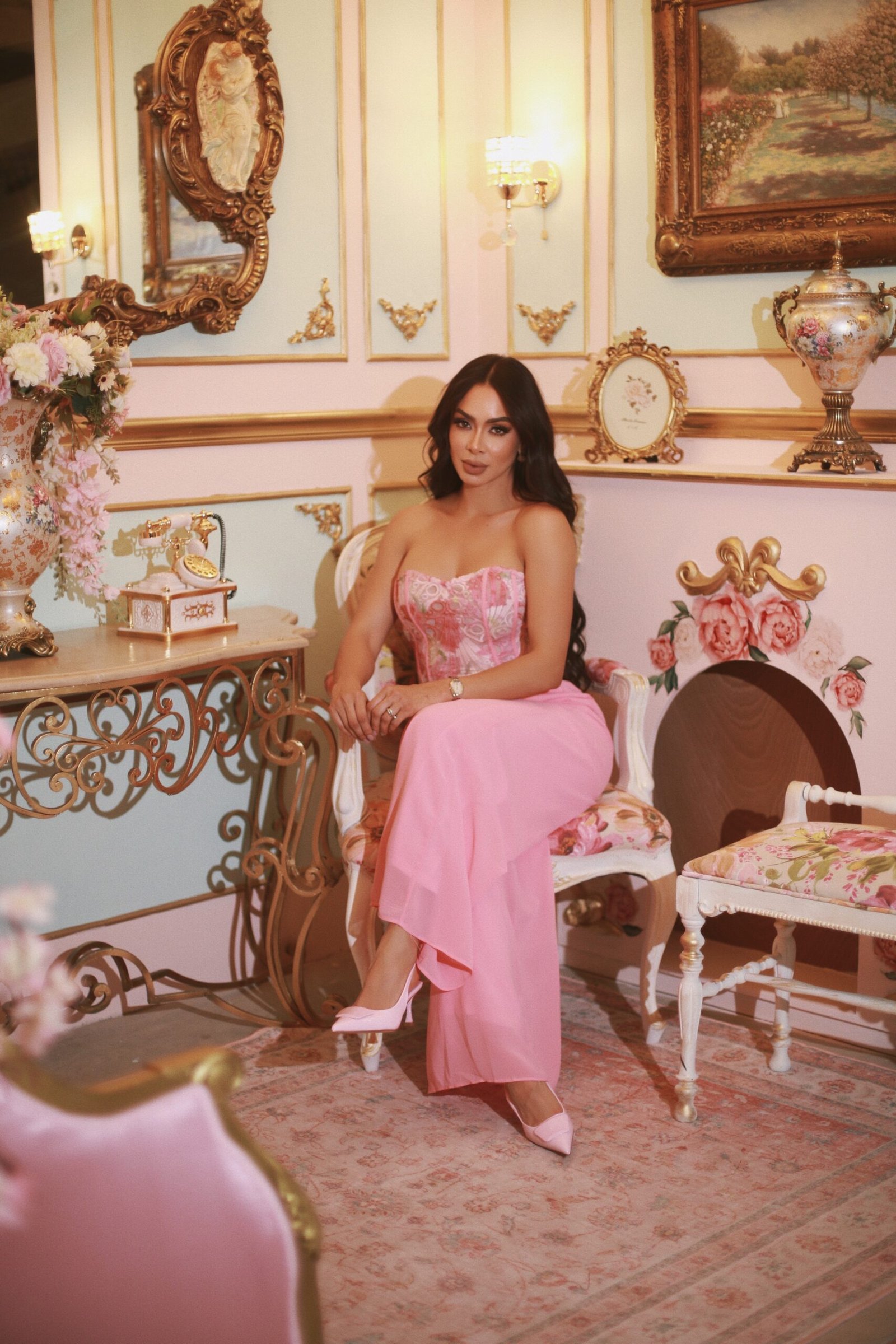 ZAPATILLA ESTILETO ROSA PASTEL CHAROL - Image 3