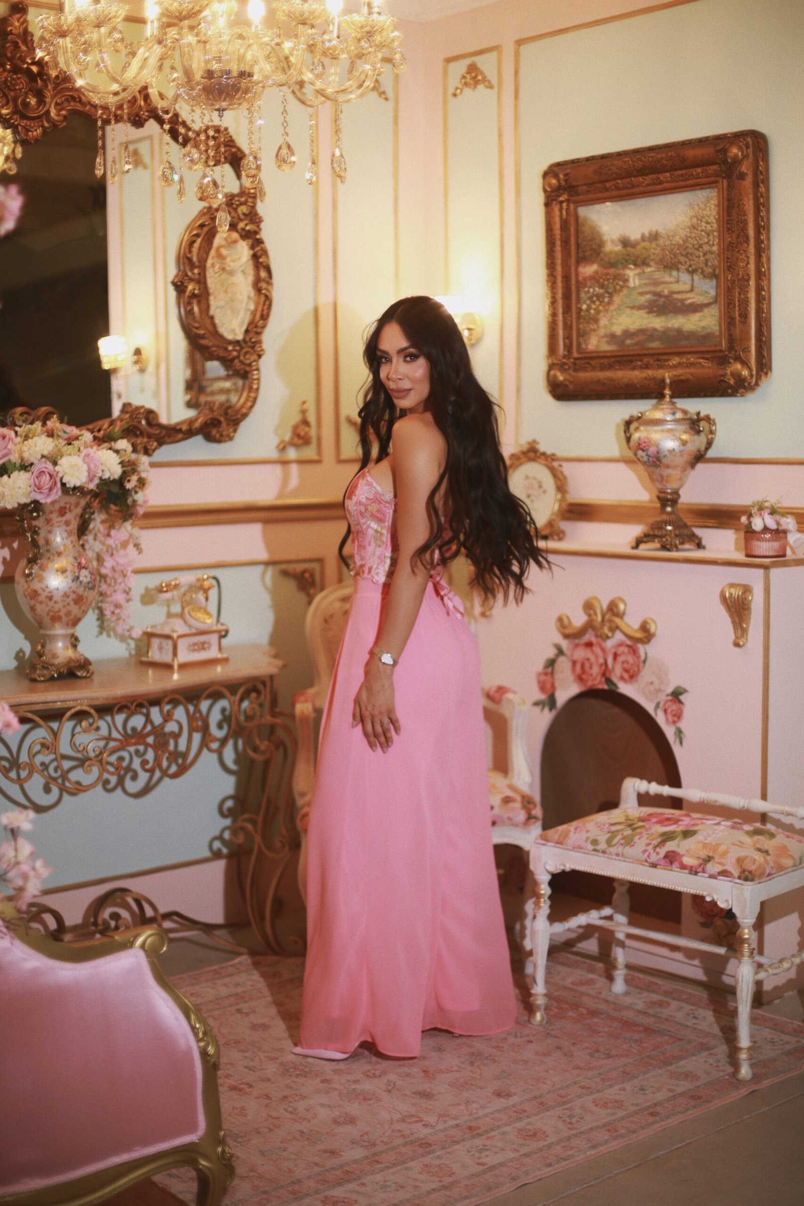 ZAPATILLA ESTILETO ROSA PASTEL CHAROL - Image 2