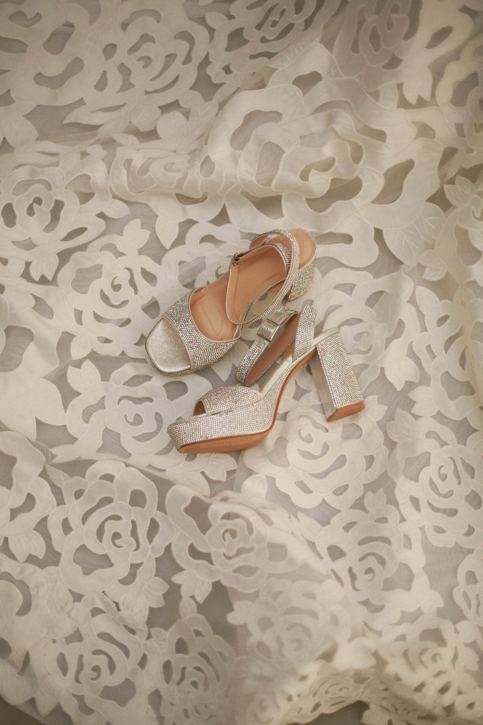 ZAPATILLA DE NOVIA DE PLATAFORMA ABIERTA