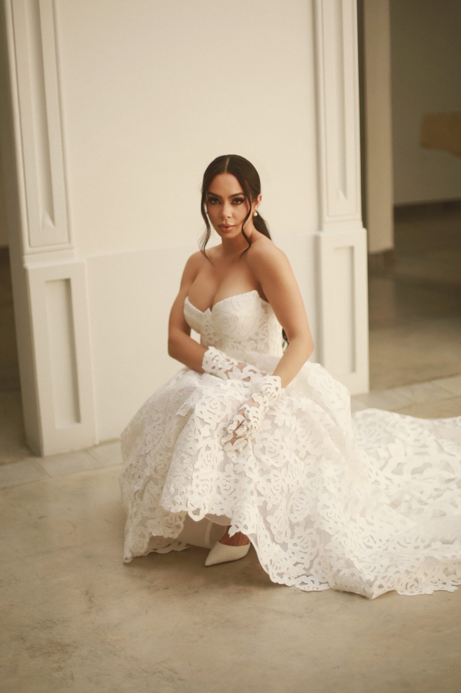 ZAPATILLA DE NOVIA ABIERTAS PERLAS BLANCAS - Image 2