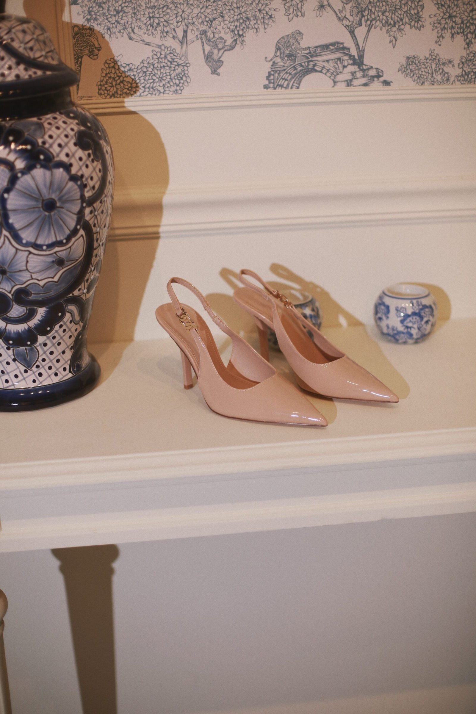 ZAPATILLA ESTILETO NUDE CHAROL